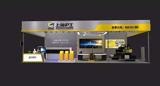 东升国际PG官网2018重庆立嘉国际智能装备展览会展位效果图