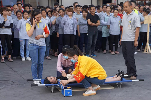 上６蔖G官网2019年上半年消防演习现场